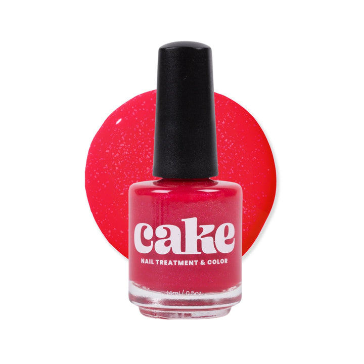 CAKE Nail Strengthening Polish, Color: “Sassy Señorita”
