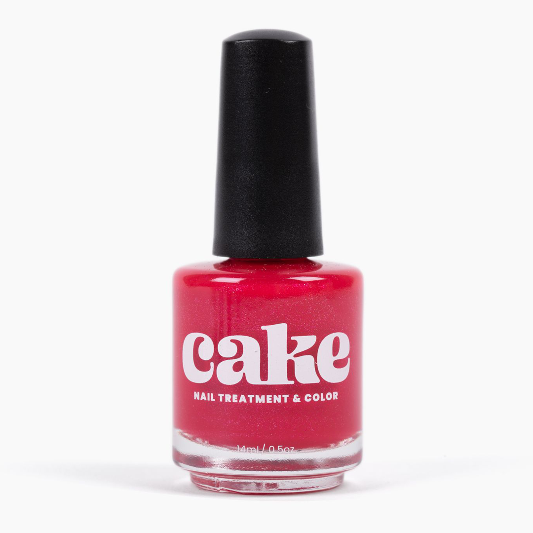 CAKE Nail Strengthening Polish, Color: “Sassy Señorita”
