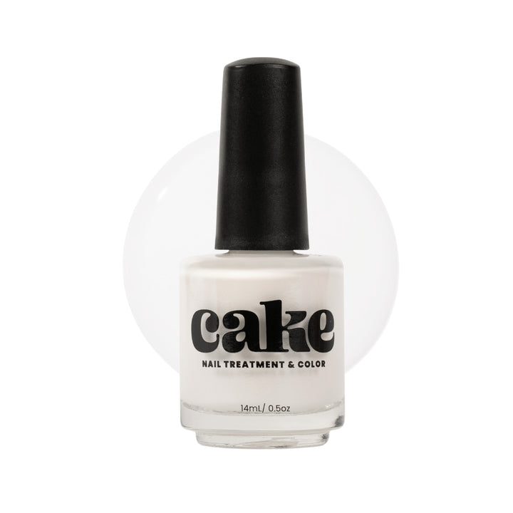 CAKE Nail Strengtening Polish, Color: "Blanc Canvas"