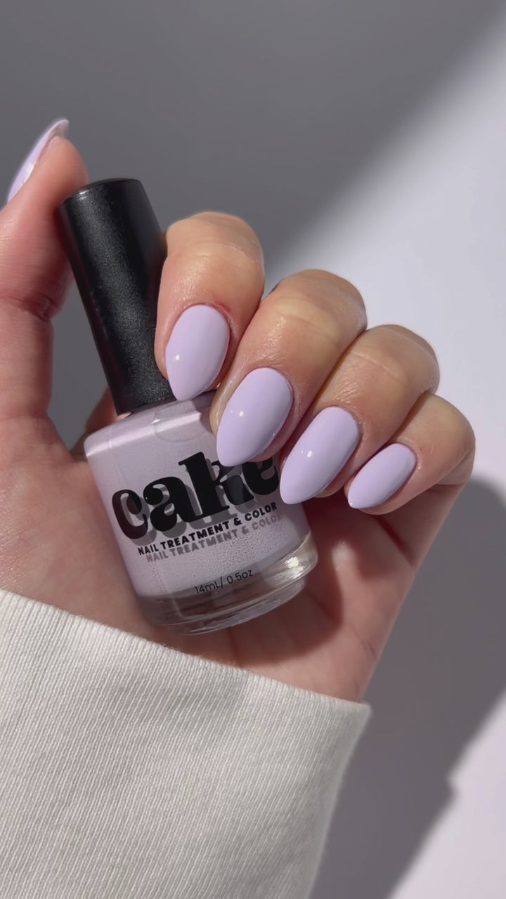 CAKE Nail Strengthening Polish, Color: “Wisps of Lilac”