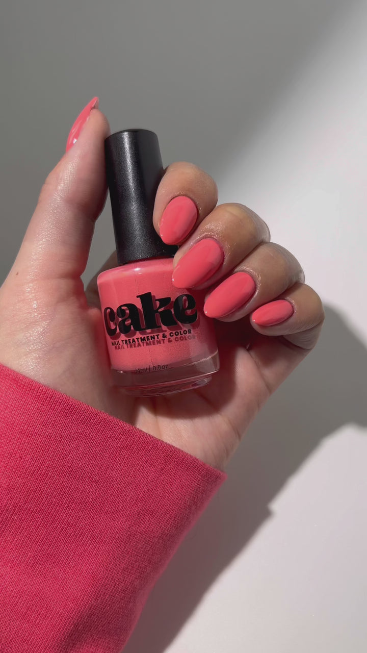 CAKE Nail Strengthening Polish, Color: "Afterglow"